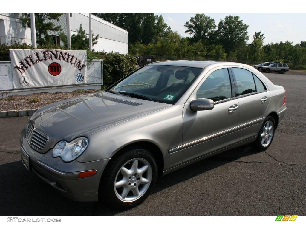 2004 C 240 4Matic Sedan - Pewter Silver Metallic / Charcoal photo #1