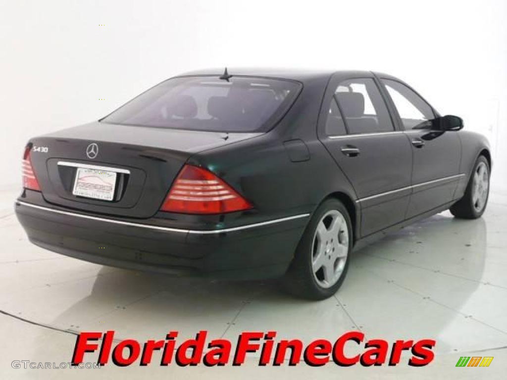 2004 S 430 Sedan - Black / Charcoal photo #2