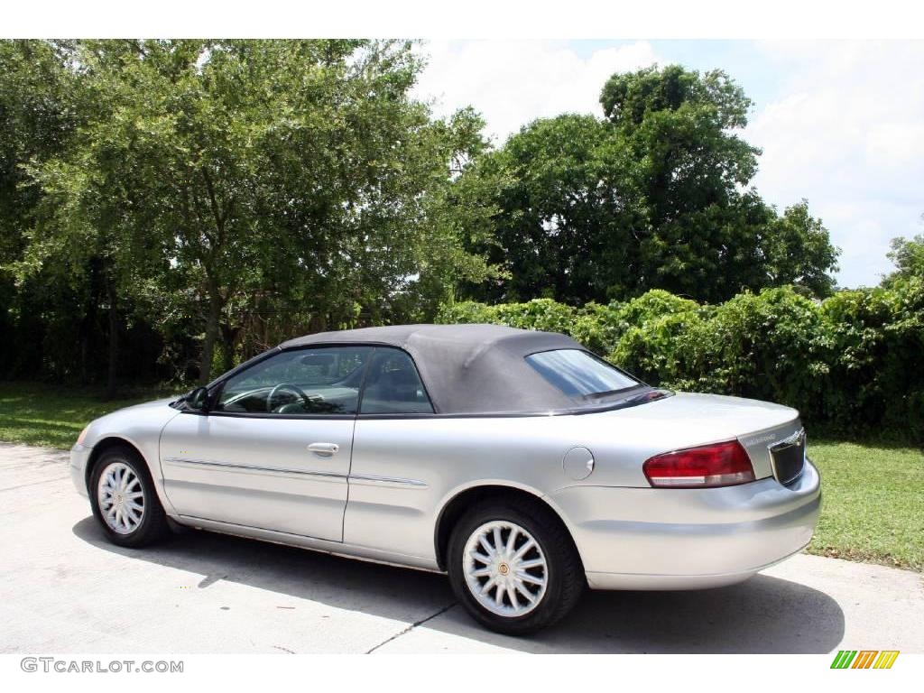 2002 Sebring LXi Convertible - Brilliant Silver Metallic / Dark Slate Gray photo #6