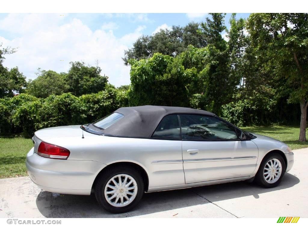 2002 Sebring LXi Convertible - Brilliant Silver Metallic / Dark Slate Gray photo #13