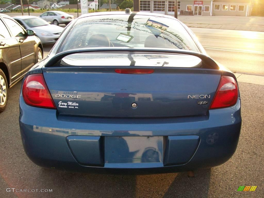 2003 Neon SXT - Atlantic Blue Pearl / Dark Slate Gray photo #3