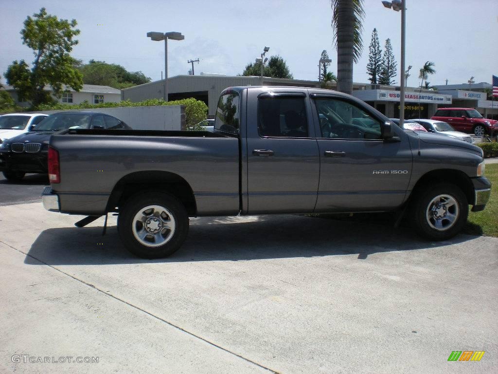 2003 Ram 1500 SLT Quad Cab 4x4 - Graphite Metallic / Dark Slate Gray photo #8