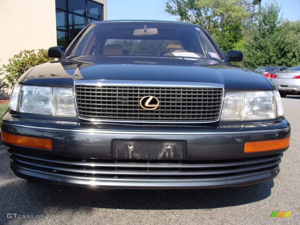 1991 LS 400 - Black Jade Pearl Metallic / Ivory photo #2