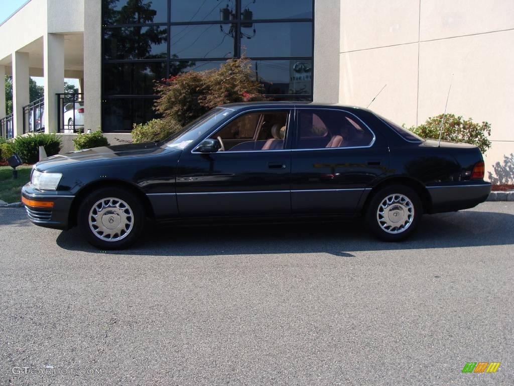 1991 LS 400 - Black Jade Pearl Metallic / Ivory photo #3