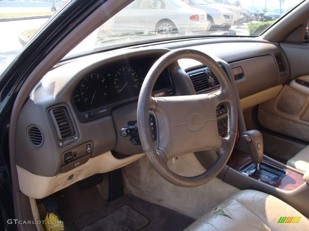1991 LS 400 - Black Jade Pearl Metallic / Ivory photo #8