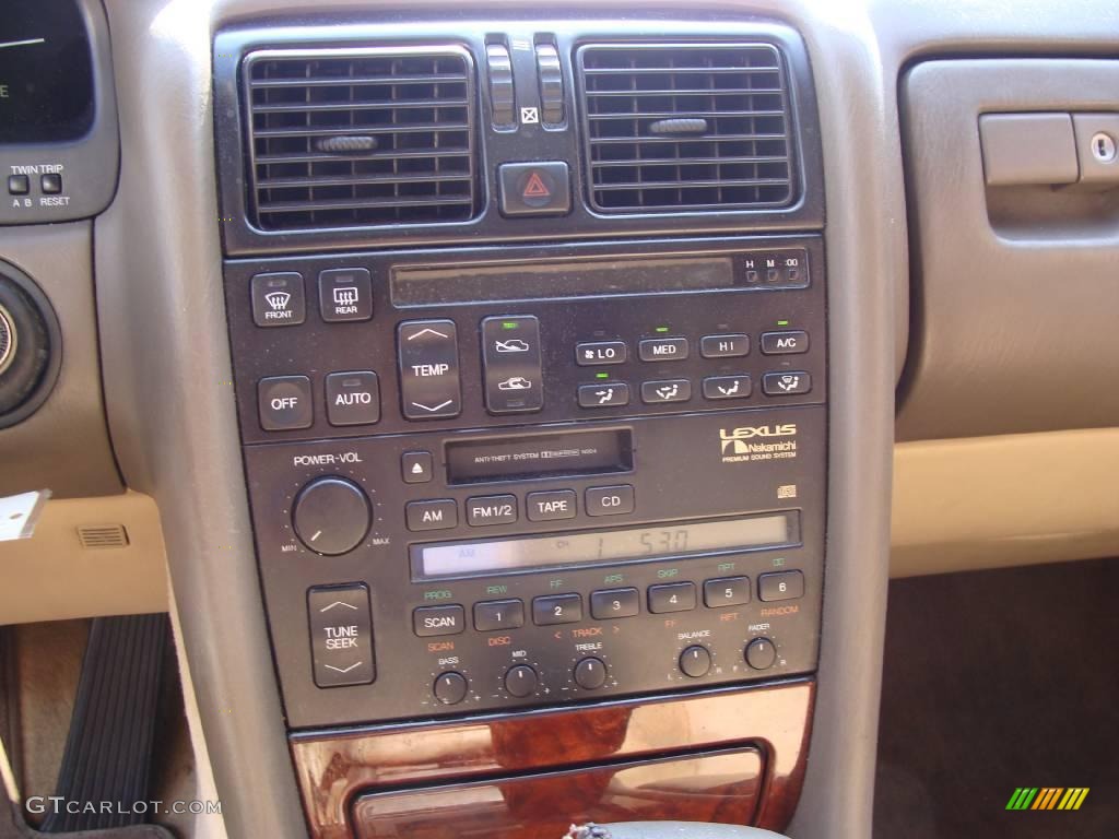 1991 LS 400 - Black Jade Pearl Metallic / Ivory photo #11