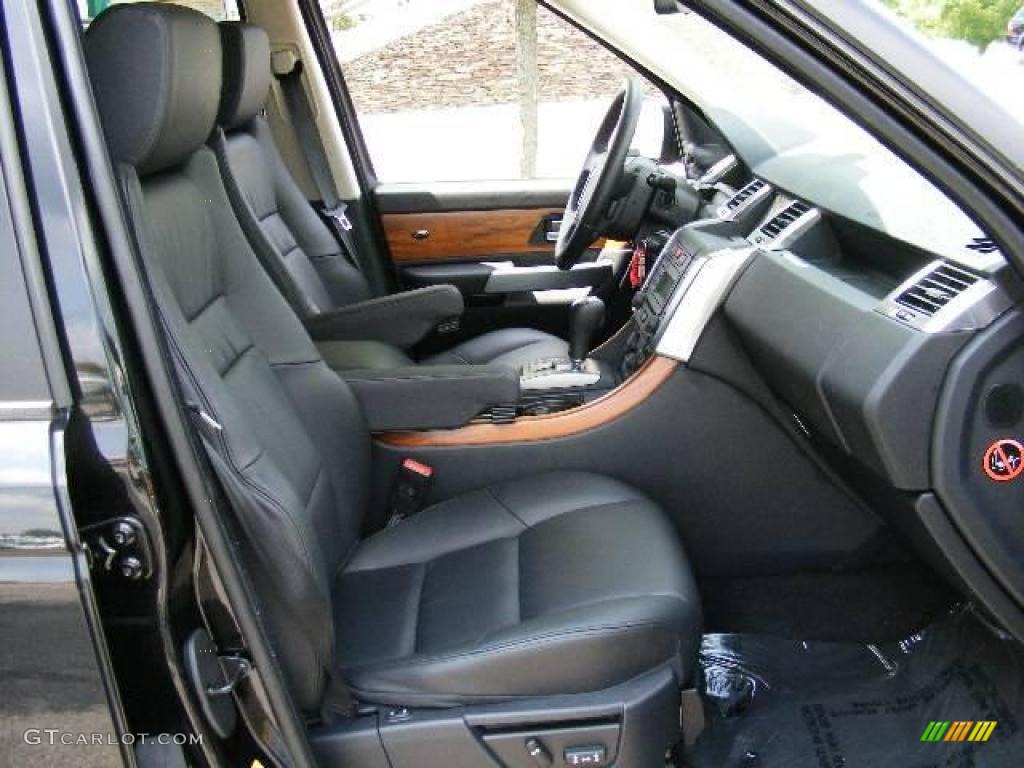 2009 Range Rover Sport Supercharged - Santorini Black / Ebony/Ebony photo #13