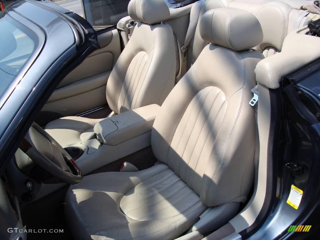 2001 XK XK8 Convertible - Anthracite Metallic / Cashmere photo #13