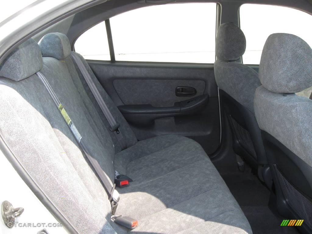 2002 Elantra GLS Sedan - Silver Pewter / Gray photo #3