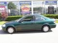 1999 Clover Green Pearl Honda Civic DX Coupe  photo #3
