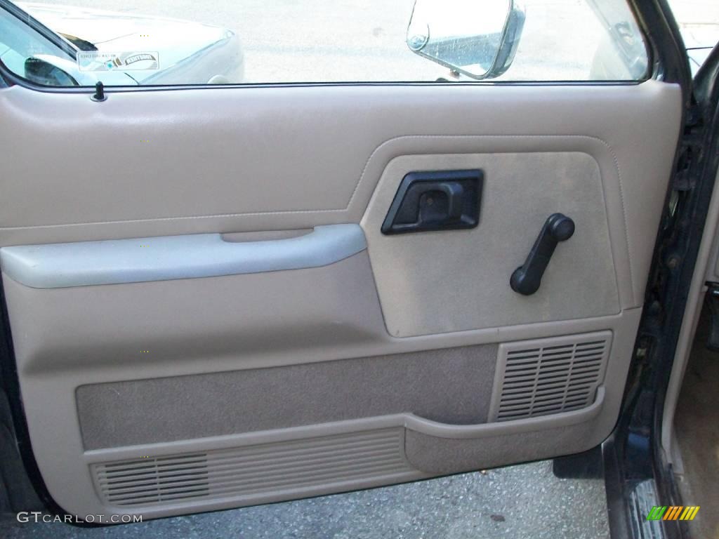 1989 Ranger XLT Regular Cab - Hunter Green Metallic / Tan photo #9