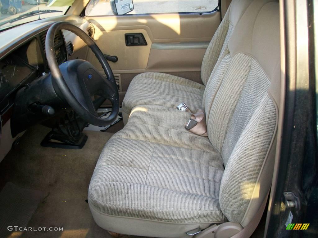 1989 Ranger XLT Regular Cab - Hunter Green Metallic / Tan photo #10