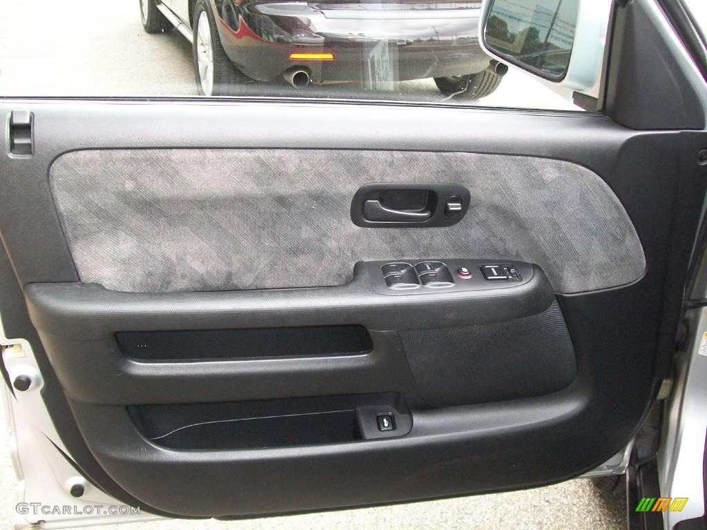 2002 CR-V EX 4WD - Satin Silver Metallic / Black photo #10