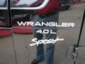 2001 Black Jeep Wrangler Sport 4x4  photo #20