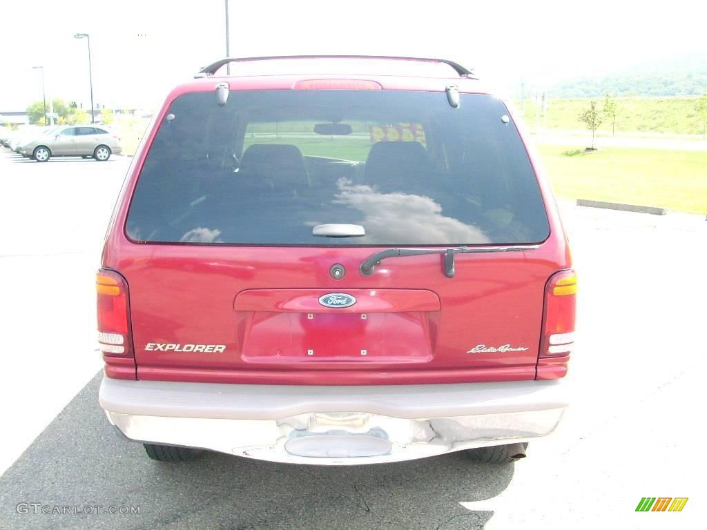 1998 Explorer Eddie Bauer 4x4 - Toreador Red Metallic / Medium Prairie Tan photo #15