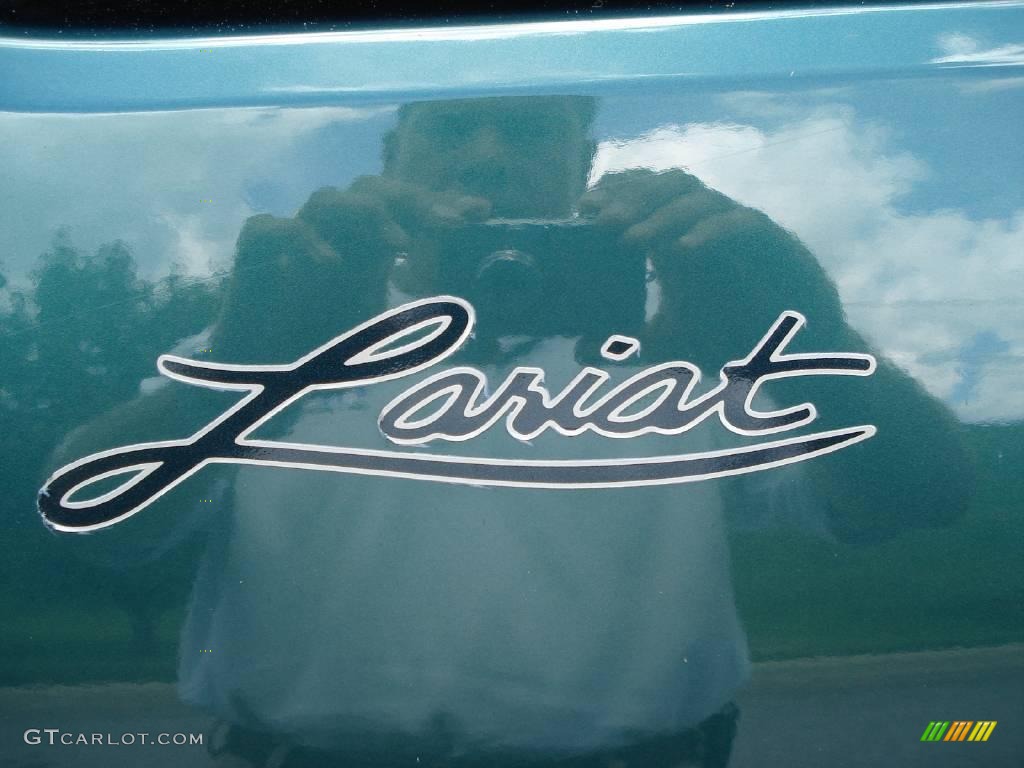 1999 F150 Lariat Extended Cab 4x4 - Woodland Green Metallic / Medium Prairie Tan photo #6