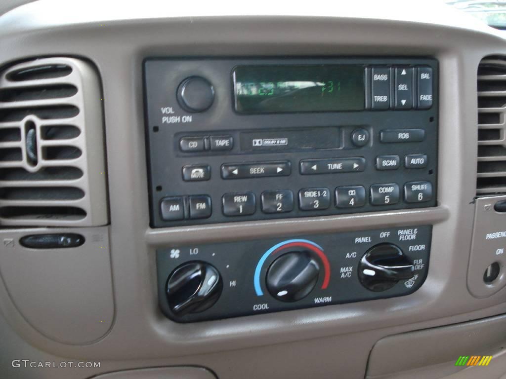 1999 F150 Lariat Extended Cab 4x4 - Woodland Green Metallic / Medium Prairie Tan photo #8