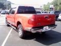 2003 Bright Red Ford F150 XLT SuperCrew 4x4  photo #4