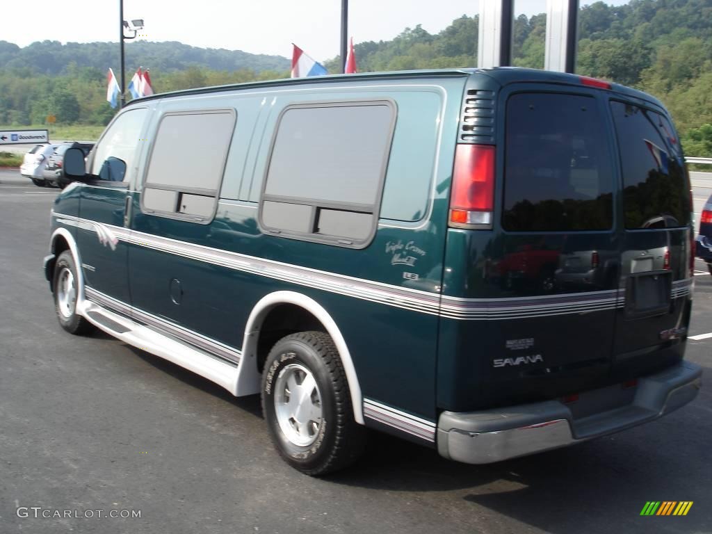 1997 Savana Van G1500 Passenger - Emerald Green Metallic / Gray photo #4