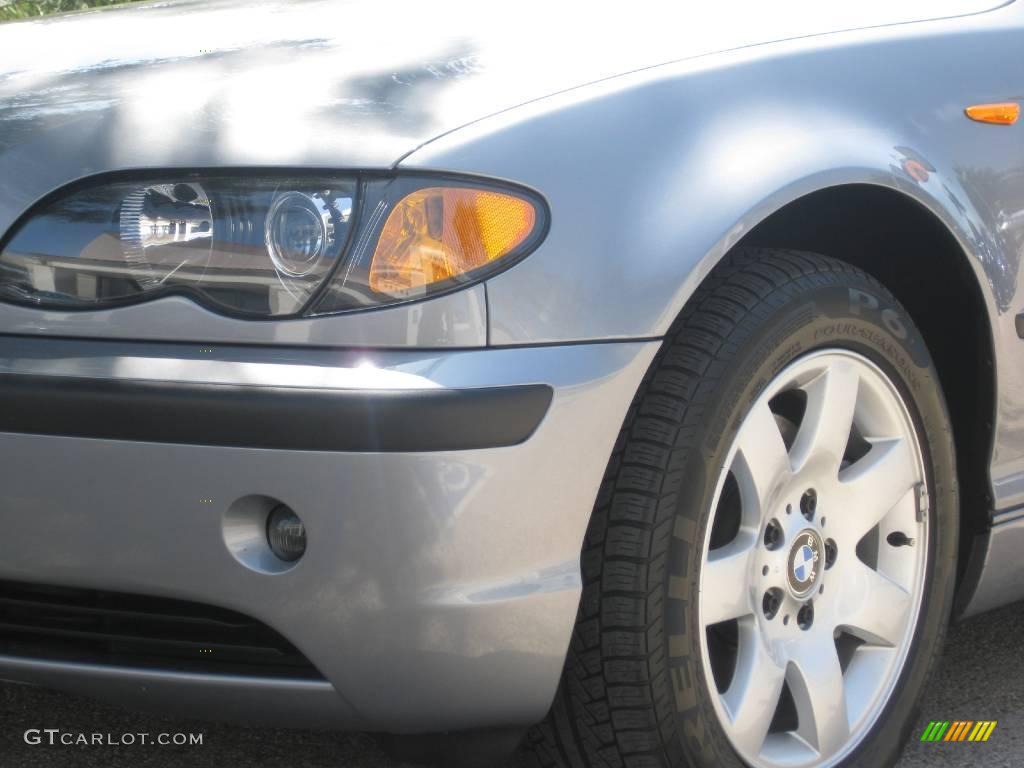 2006 3 Series 330i Sedan - Silver Grey Metallic / Grey photo #7