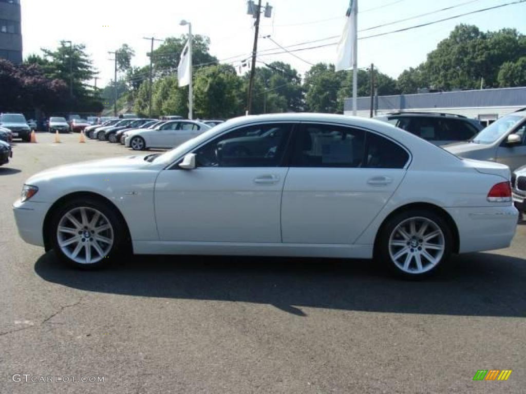2006 7 Series 750i Sedan - Alpine White / Black/Black photo #5
