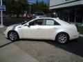 2009 White Diamond Tri-Coat Cadillac CTS Sedan  photo #7