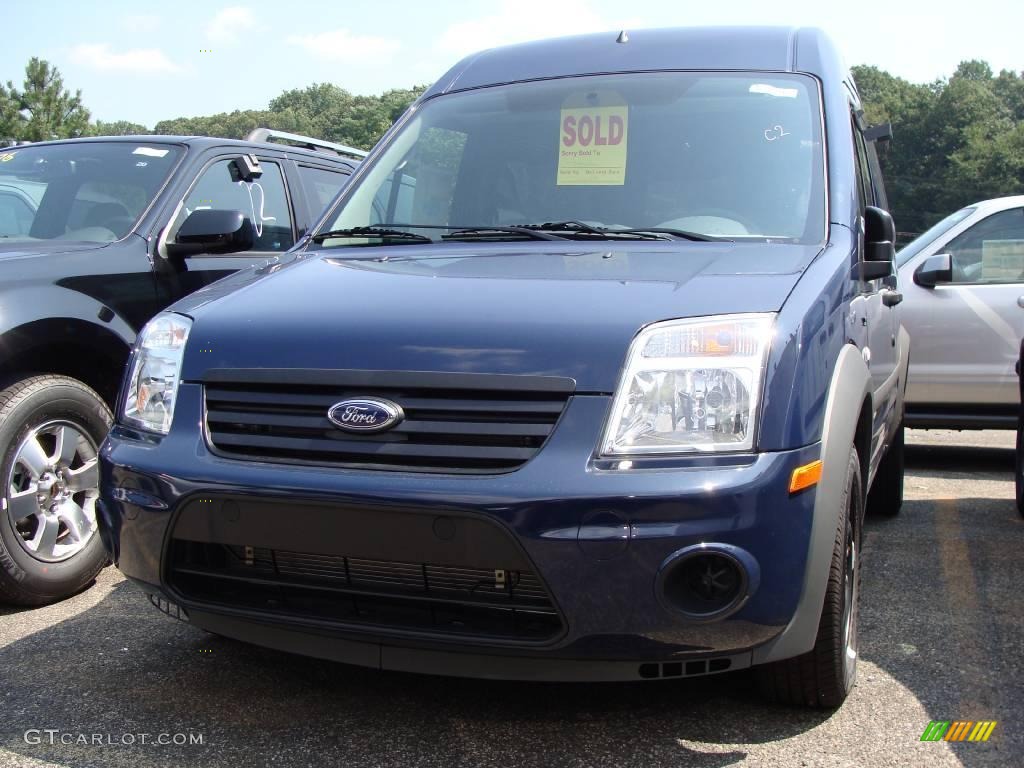 blue transit van
