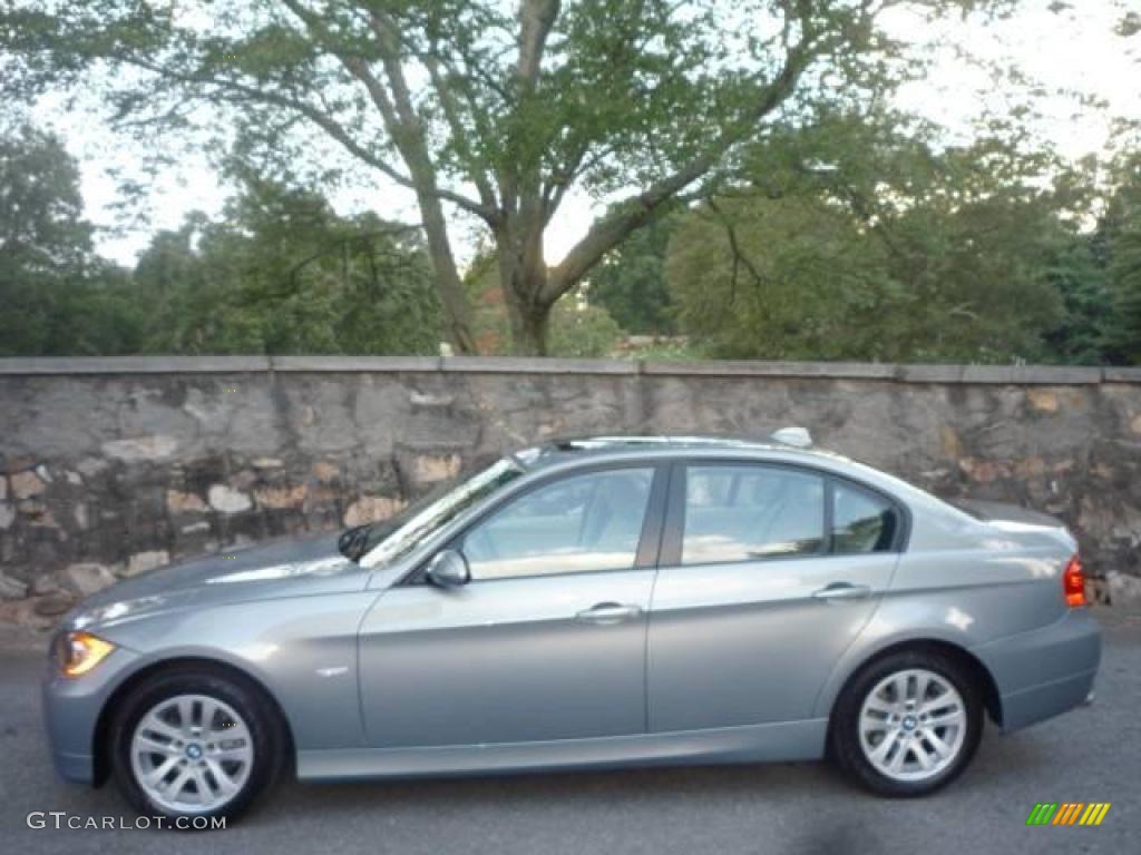 2007 3 Series 328i Sedan - Arctic Metallic / Beige photo #5