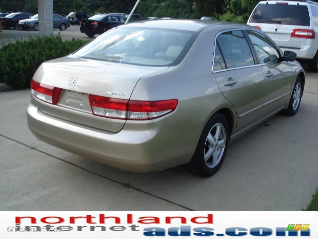 2003 Accord EX-L Sedan - Desert Mist Metallic / Ivory photo #2