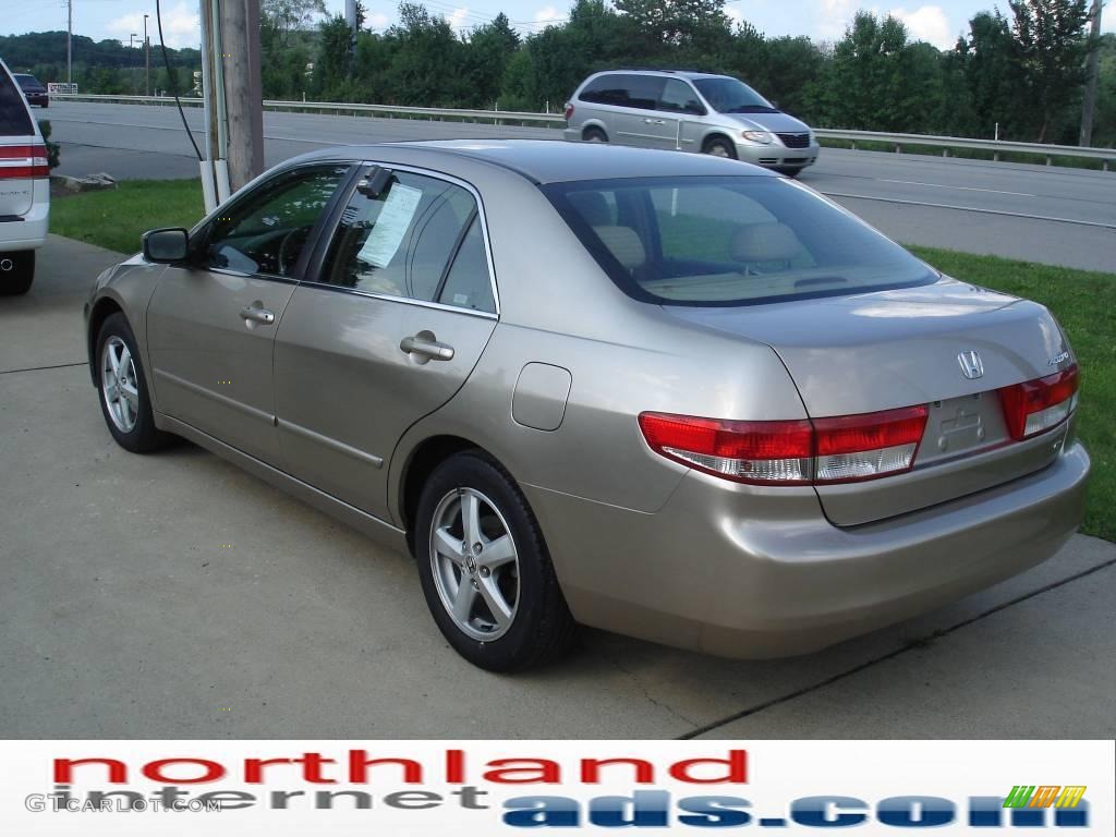 2003 Accord EX-L Sedan - Desert Mist Metallic / Ivory photo #4