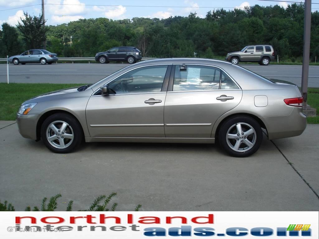 2003 Accord EX-L Sedan - Desert Mist Metallic / Ivory photo #5