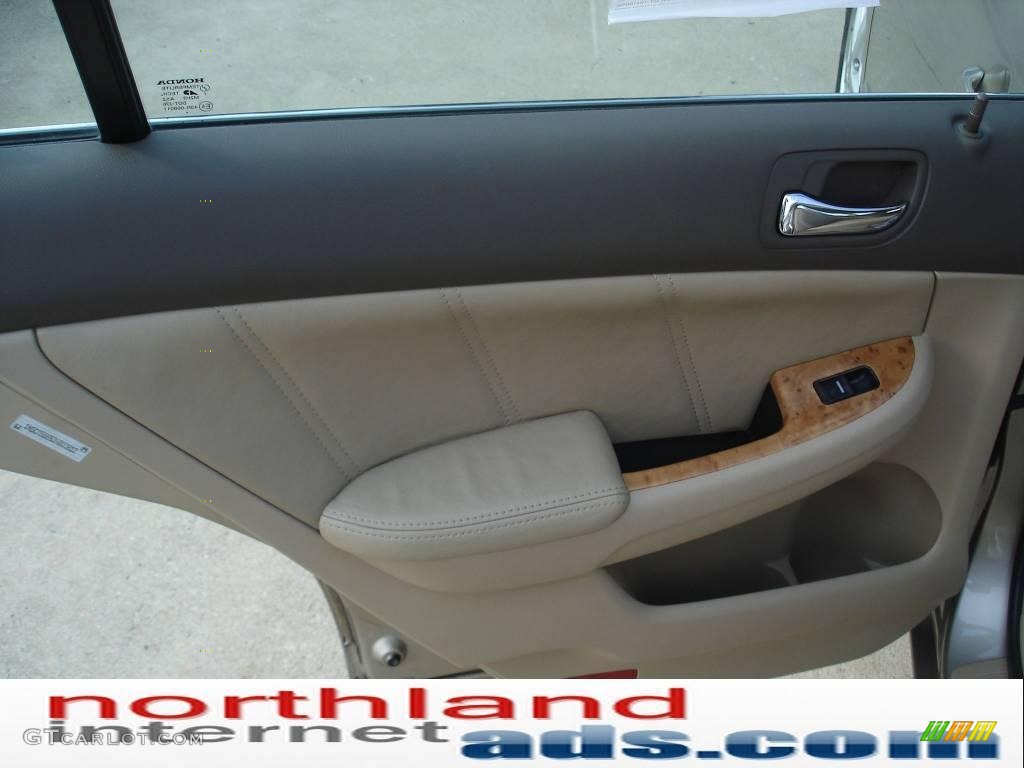 2003 Accord EX-L Sedan - Desert Mist Metallic / Ivory photo #10