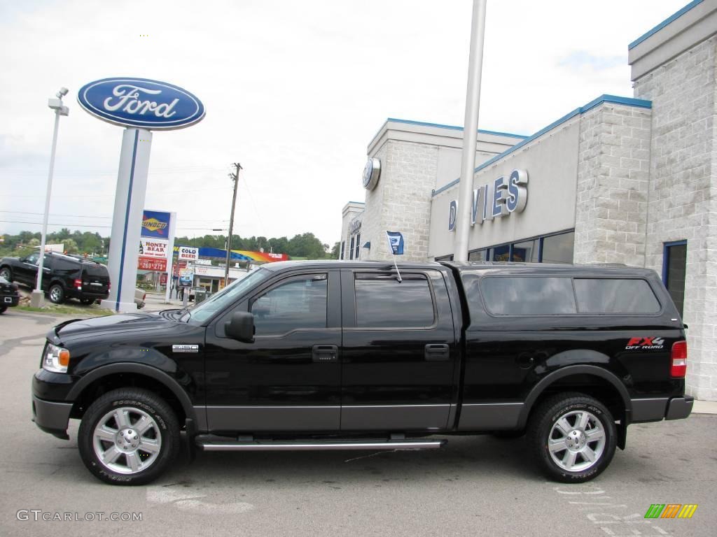 2006 F150 FX4 SuperCrew 4x4 - Black / Black photo #2