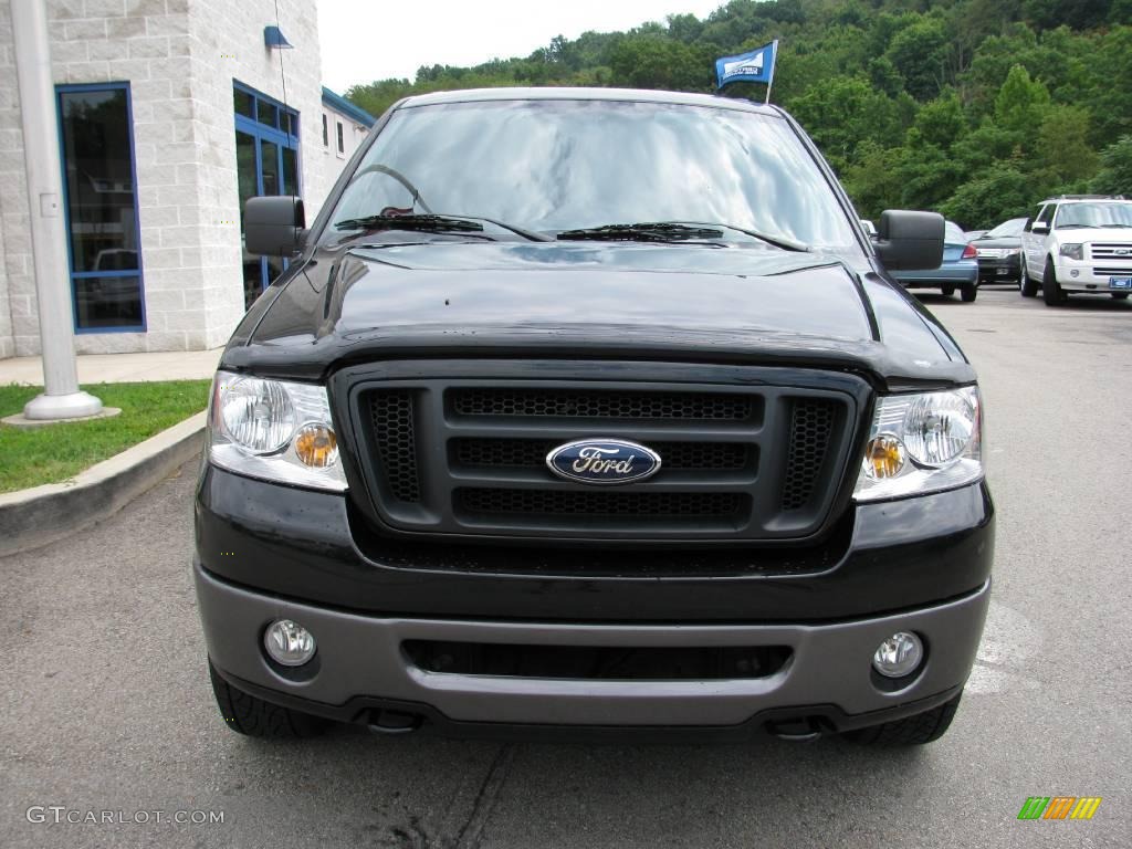 2006 F150 FX4 SuperCrew 4x4 - Black / Black photo #4