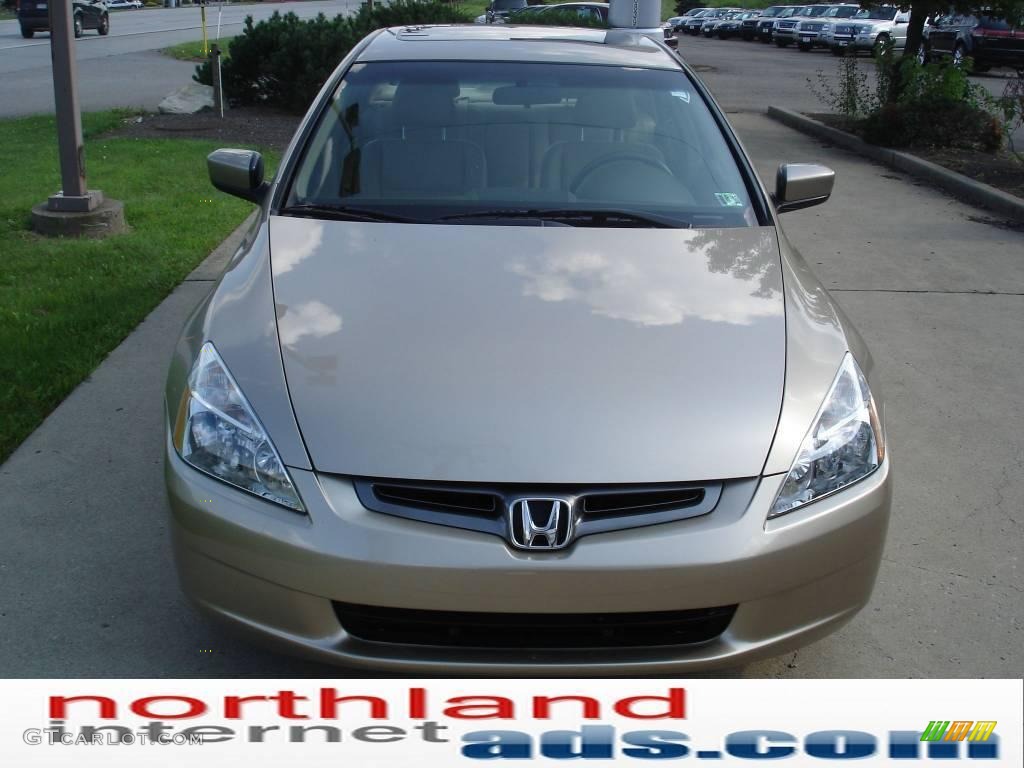 2003 Accord EX-L Sedan - Desert Mist Metallic / Ivory photo #15