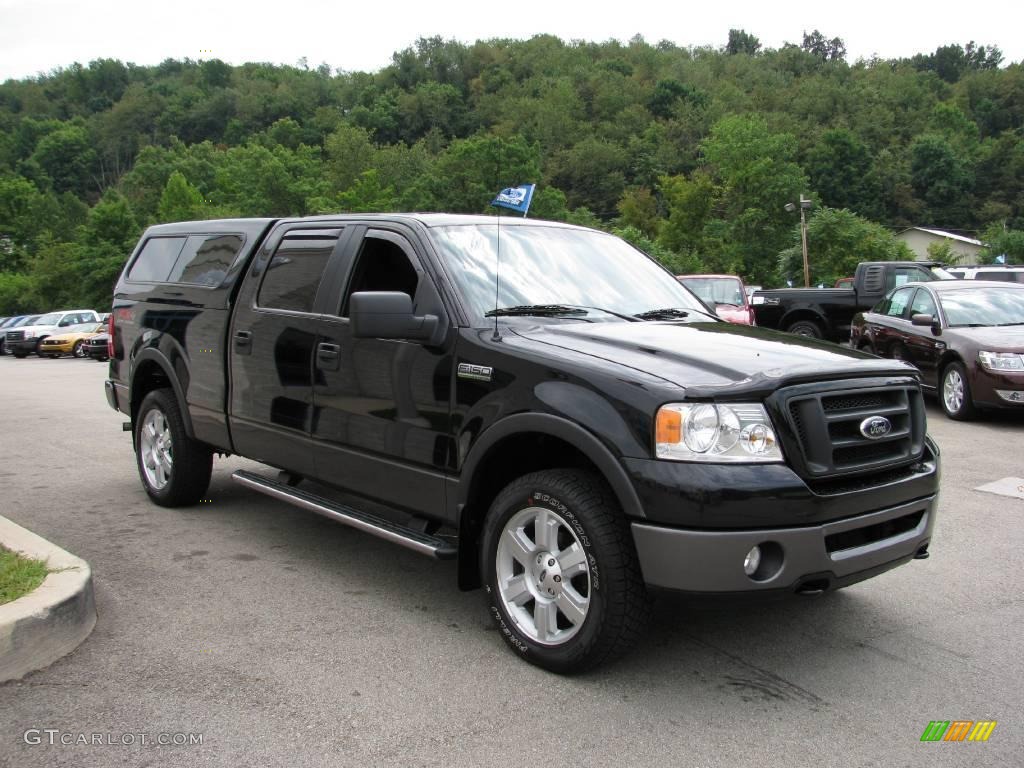 2006 F150 FX4 SuperCrew 4x4 - Black / Black photo #5