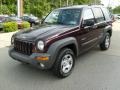 2004 Deep Molten Red Pearl Jeep Liberty Sport 4x4  photo #3