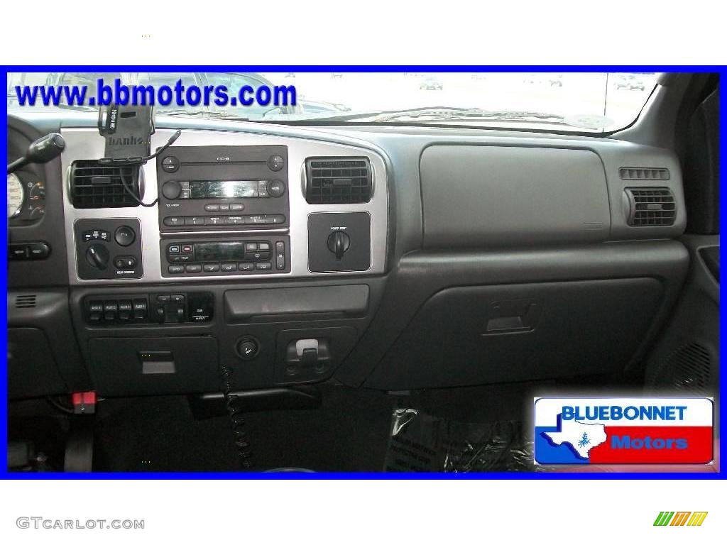 2007 F250 Super Duty Lariat Outlaw Crew Cab 4x4 - Black / Black/Red Leather photo #11
