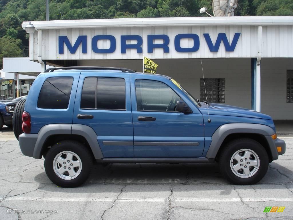 2005 Atlantic Blue Pearlcoat Jeep Liberty Sport 4x4