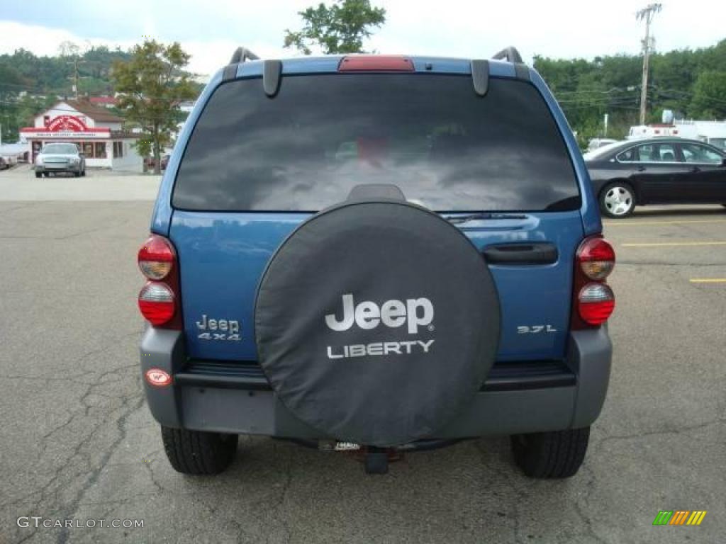 2005 Liberty Sport 4x4 - Atlantic Blue Pearlcoat / Medium Slate Gray photo #3