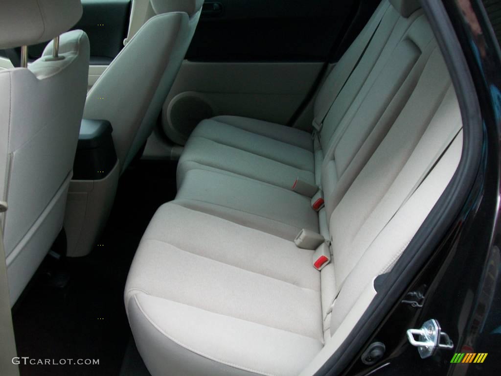2007 CX-7 Sport - Black Cherry Mica / Sand photo #13