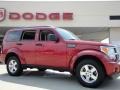 2008 Inferno Red Crystal Pearl Dodge Nitro SXT 4x4  photo #2