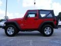 2009 Flame Red Jeep Wrangler X 4x4  photo #5