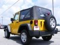 2009 Detonator Yellow Jeep Wrangler X 4x4  photo #6