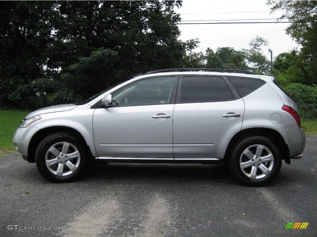 2006 Murano SL - Brilliant Silver Metallic / Charcoal photo #5