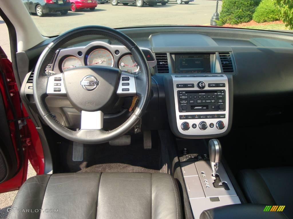 2006 Murano SE AWD - Sunset Red Pearl Metallic / Charcoal photo #33