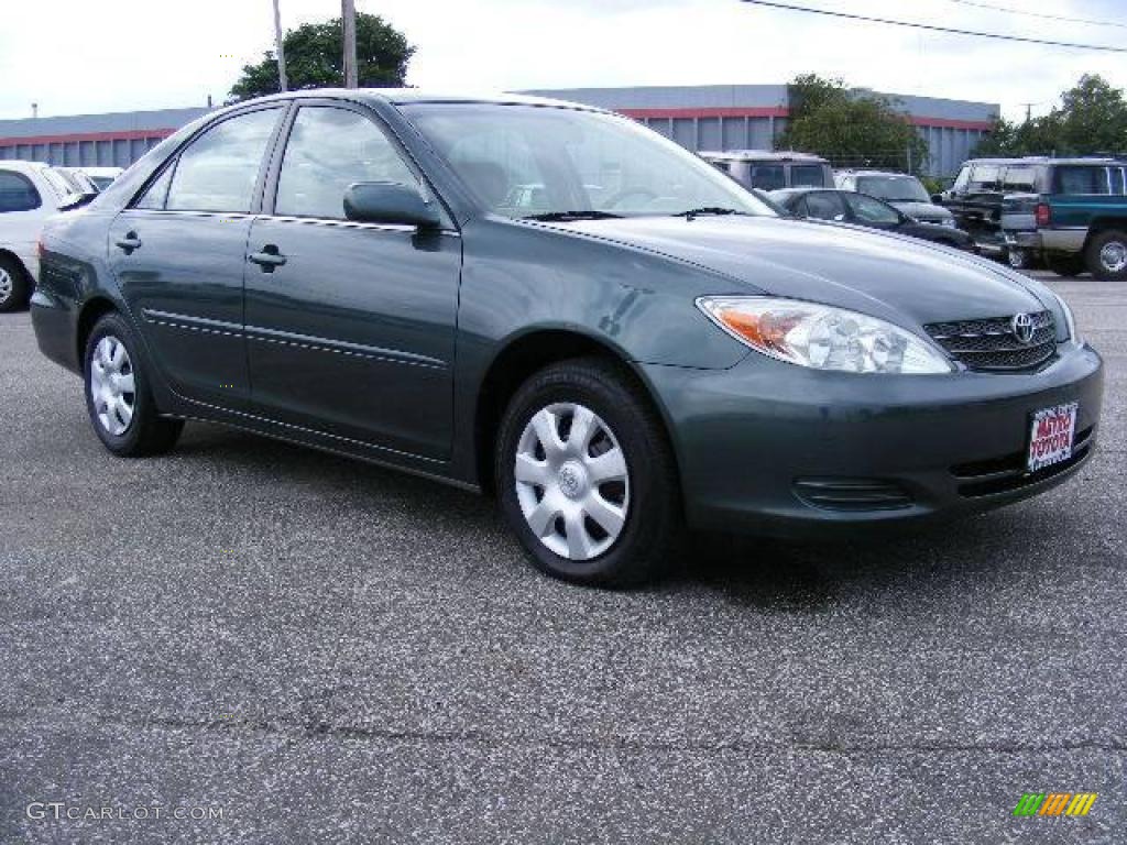 2002 Camry LE - Aspen Green Pearl / Taupe photo #1