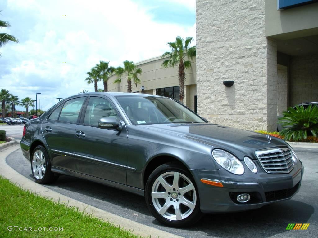 2008 E 350 4Matic Sedan - Flint Grey Metallic / Ash photo #4