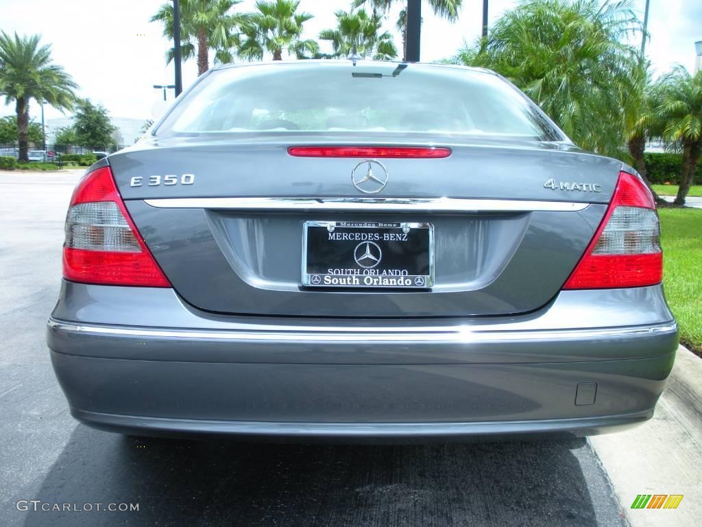 2008 E 350 4Matic Sedan - Flint Grey Metallic / Ash photo #7