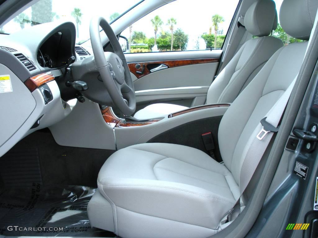 2008 E 350 4Matic Sedan - Flint Grey Metallic / Ash photo #12